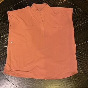 Figs Rafaela Mauve Scrub Top